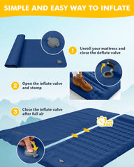 Relefree Sleeping Pad Camping Sleeping Pad (Navy Blue )