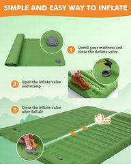 Relefree Sleeping Pad Camping Sleeping Pad (Pine Green )