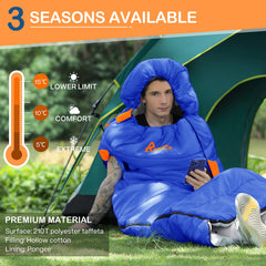 Relefree Sleeping Bag Outdoor 100% Cotton Hollow Fiber