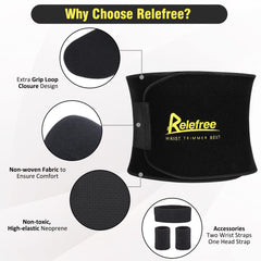 Relefree Abdominal Belts Waist Trainer（L）